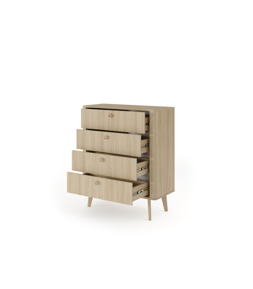 Komoda Viki B 88 4s - Dąb Barista