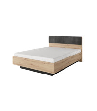 Łóżko Tally C - Dąb Artisan/Antracyt