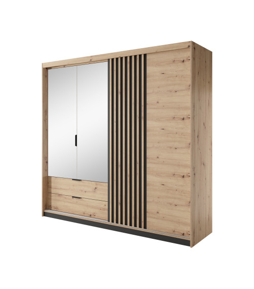 Szafa Tally A 220 - Dąb Artisan/Antracyt