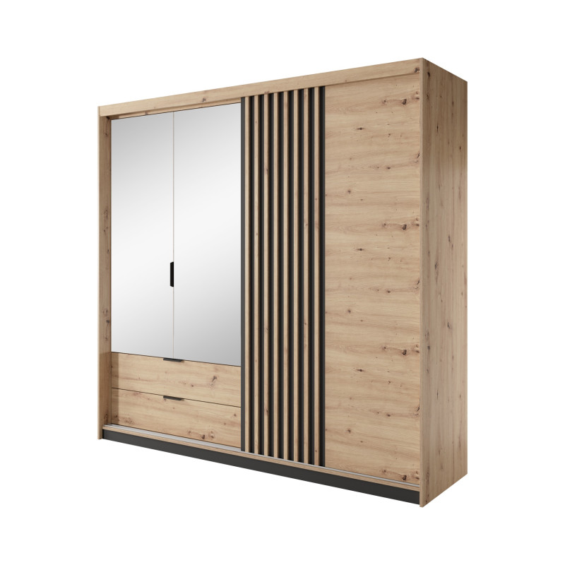 Szafa Tally A 220 - Dąb Artisan/Antracyt