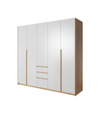 Szafa Xelo A 230 - Dąb Craft Złoty/Biały