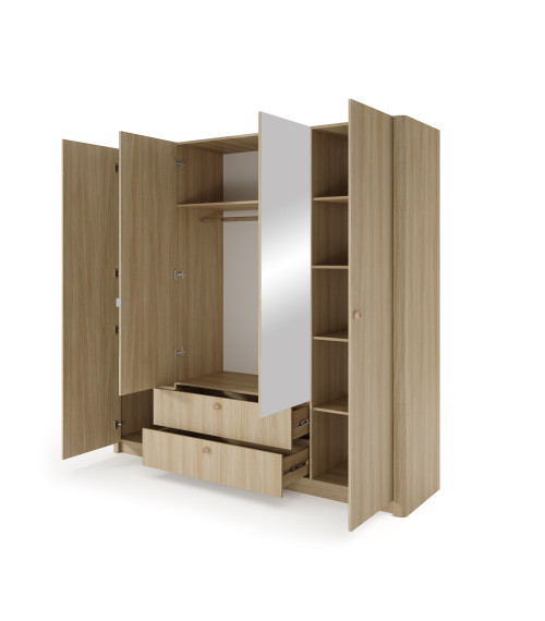 Szafa Viki A 213 4d2s - Dąb Barista