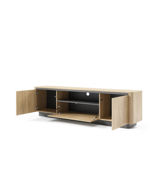 RTV Torro E 200 3d - Dąb Cremona/Czarna