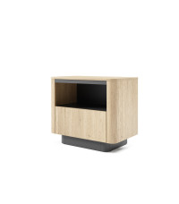 Stolik nocny Torro G - Dąb Cremona/Czarna