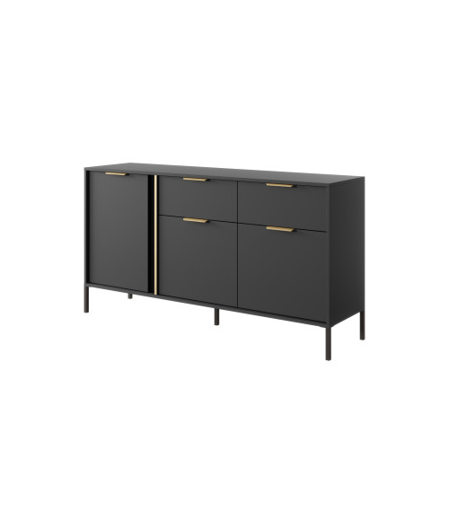 Komoda Lars B 153 3d2s - Antracyt