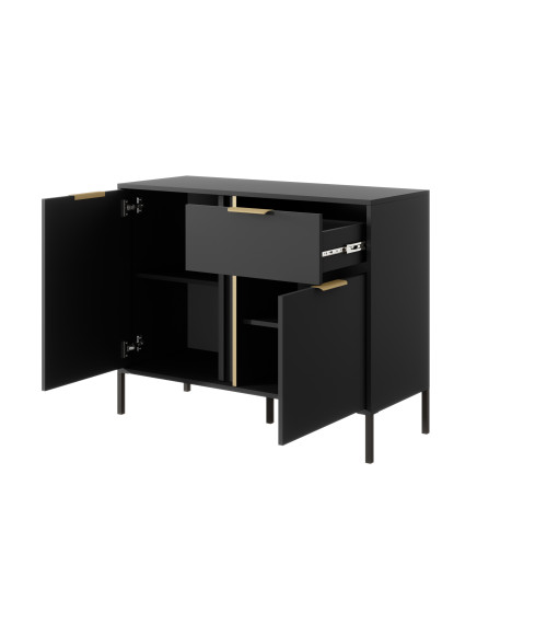 Komoda Lars D 103 2d1s - Antracyt