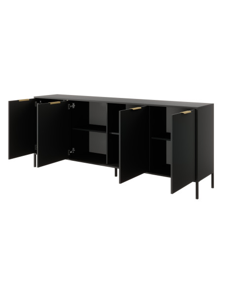 Komoda Lars E 203 4d - Antracyt