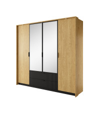 Szafa 220 Baltic A Dąb baltic/Czarny