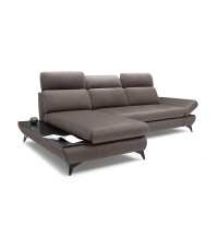 Narożnik lewostronny TITAN rozkładany z pojemnikiem na pościel FANCY 96