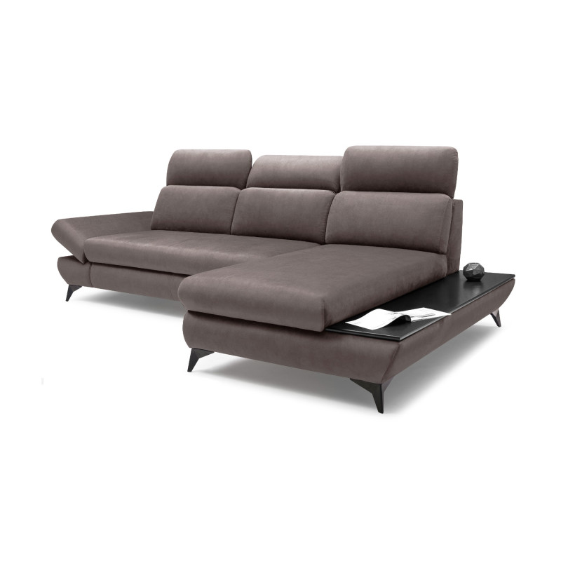 Narożnik prawostronny TITAN rozkładany z pojemnikiem na pościel FANCY 96