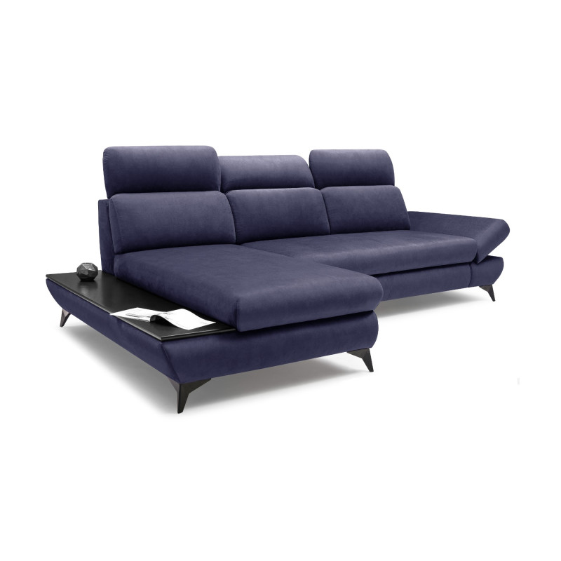 Narożnik lewostronny TITAN rozkładany z pojemnikiem na pościel FANCY 79