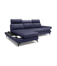 Narożnik lewostronny TITAN rozkładany z pojemnikiem na pościel FANCY 79