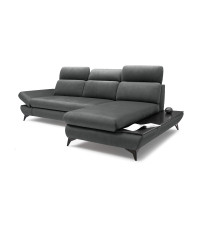 Narożnik prawostronny TITAN rozkładany z pojemnikiem na pościel FANCY 37