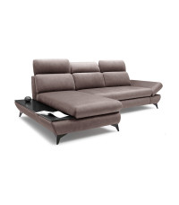 Narożnik lewostronny TITAN rozkładany z pojemnikiem na pościel BLUVEL 13