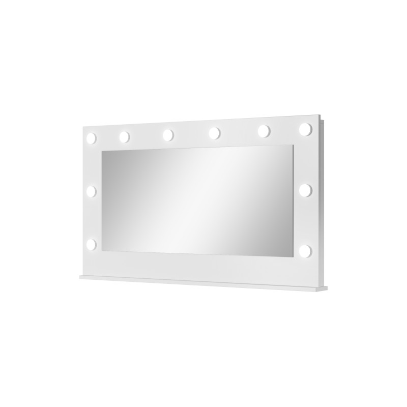 Lustro z oświetleniem led Ada - Biały