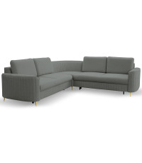 Narożnik lewy LAREN CASTEL 93 - funkcja spania + pojemnik na pościel