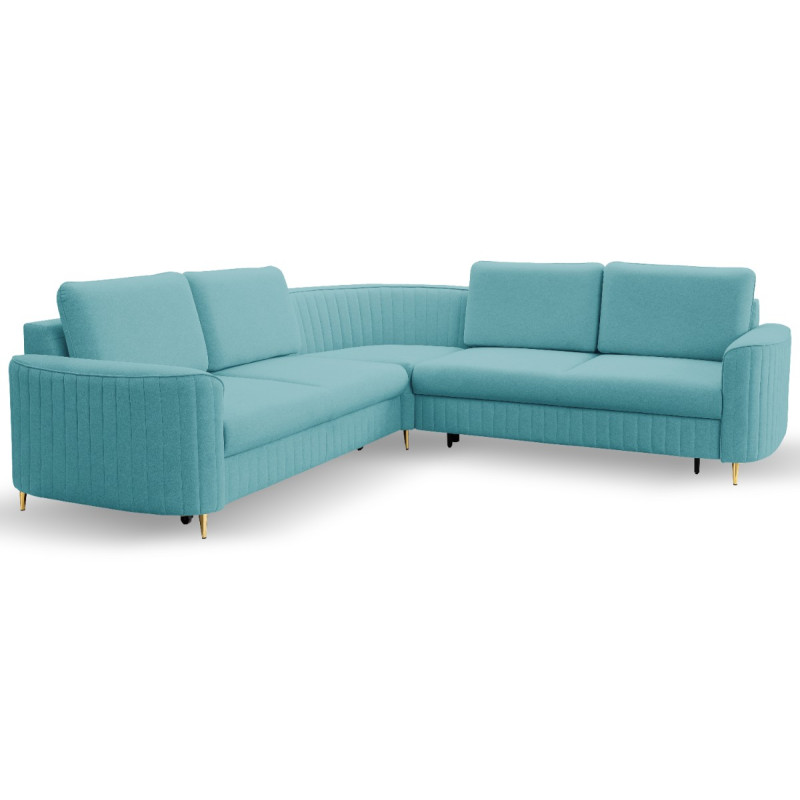 Narożnik lewy LAREN CASTEL 70 - funkcja spania + pojemnik na pościel