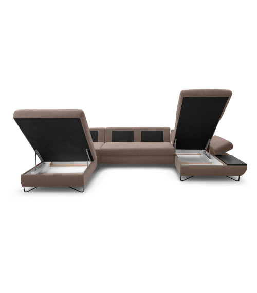 Narożnik prawostronny rozkładany z pojemnikiem na pościel Loft III SALVADOR 3