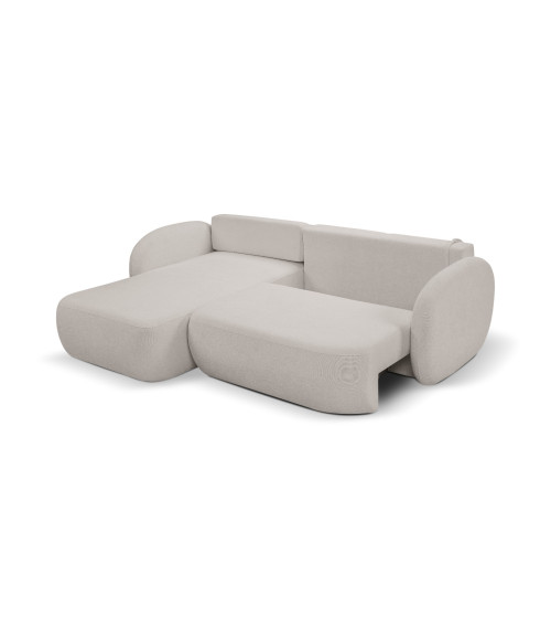 Narożnik lewostronny rozkładany z pojemnikiem na pościel Olio SICURO 65