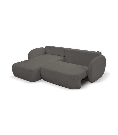 Narożnik lewostronny rozkładany z pojemnikiem na pościel Olio SICURO 80