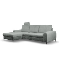 Narożnik lewy MONACO GREY 16/nogi złote