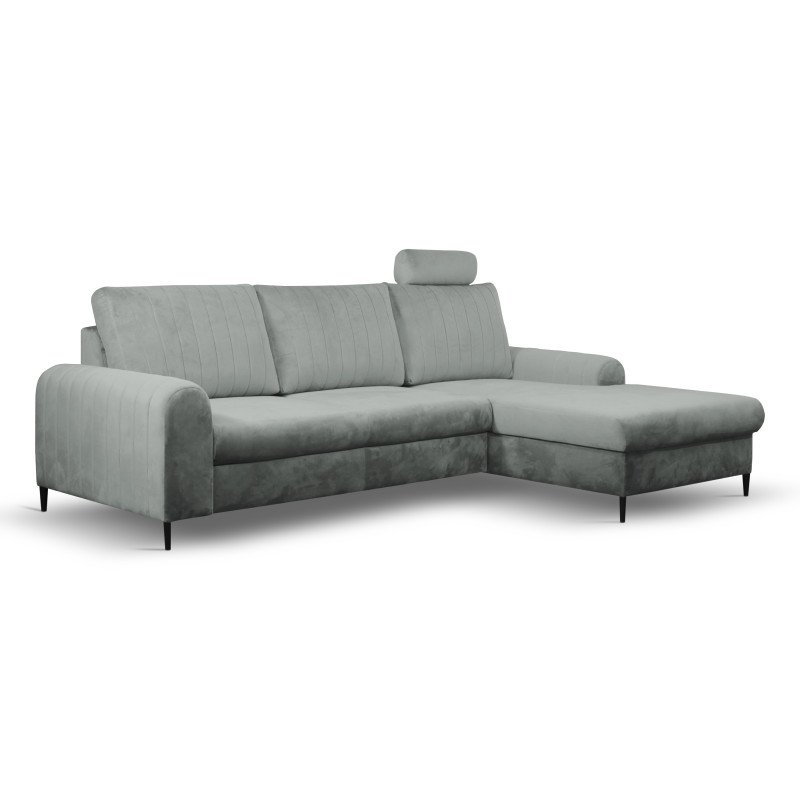 Narożnik prawy MONACO GREY 16 /nogi złote