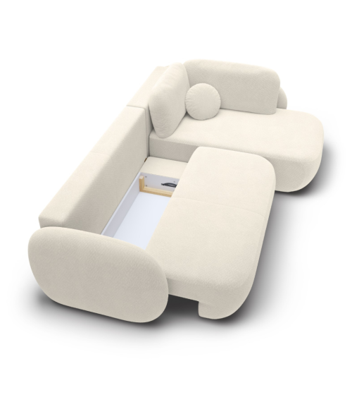 Narożnik rozkładany z pojemnikiem na pościel Olio II prawy EGON 22