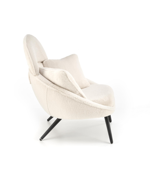 MERRY fotel wypoczynkowy, kremowy (1p1szt)