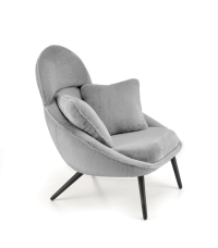 MERRY fotel wypoczynkowy, popielaty (1p1szt)