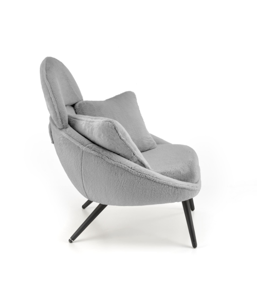 MERRY fotel wypoczynkowy, popielaty (1p1szt)