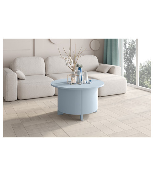 Ława Salvo - niebieski mat