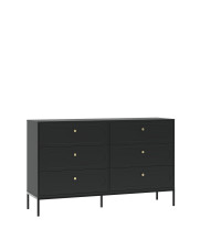 Komoda Muna 6S - czarny