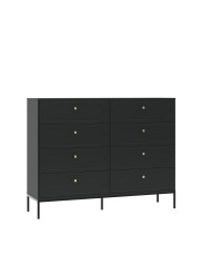 Komoda Muna 8S - czarny