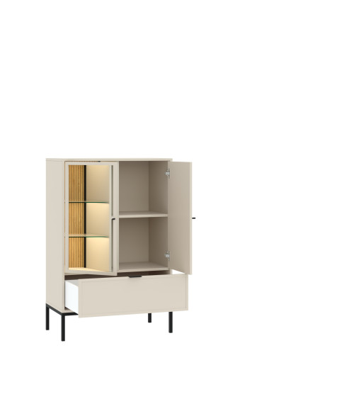 Witryna Deco 2D1S - kaszmir