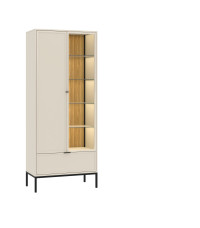 Witryna wysoka Deco 2D1S - kaszmir