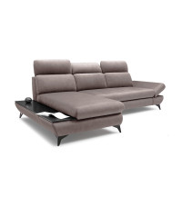 Narożnik lewostronny rozkładany z pojemnikiem na pościel TITAN FANCY 90