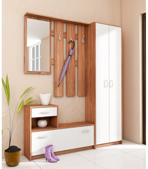 Przedpokój 1 Śliwa wallis/Biały