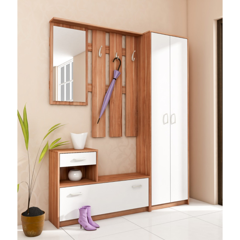 Przedpokój 1 Śliwa wallis/Biały