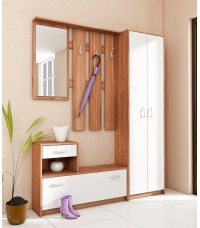 Przedpokój 1 Śliwa wallis/Biały