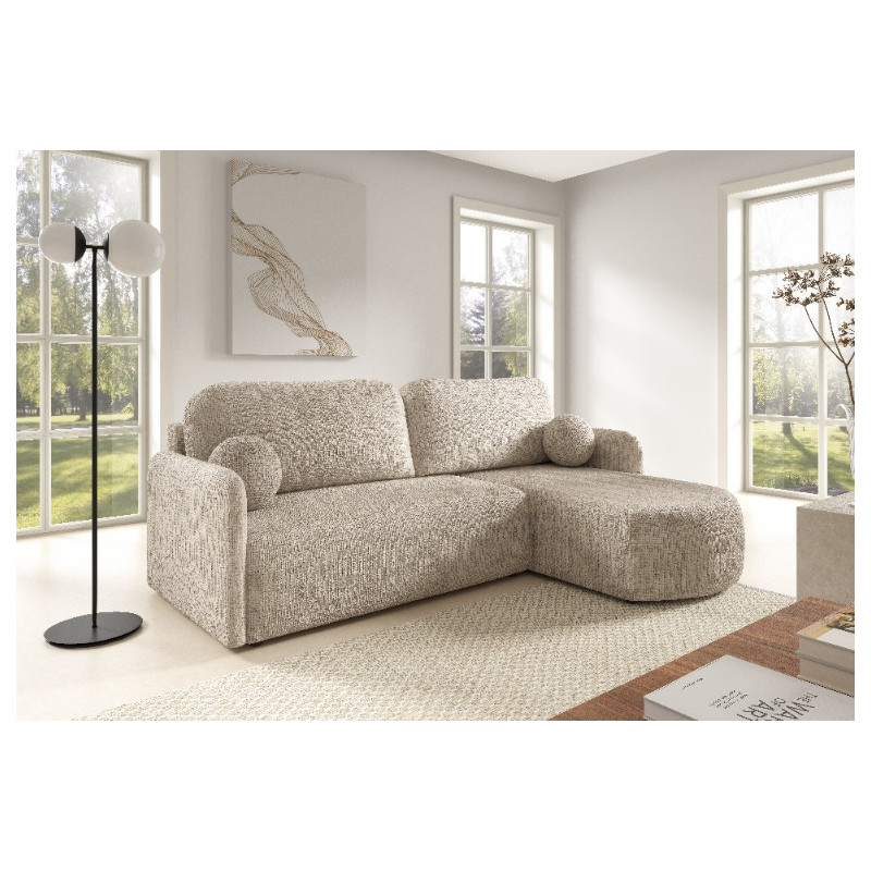 Narożnik Boono z funkcją spania i pojemnikiem tap. - tk. Cremona 14 gr. II