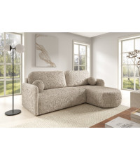 Narożnik Boono z funkcją spania i pojemnikiem tap. - tk. Cremona 14 gr. II