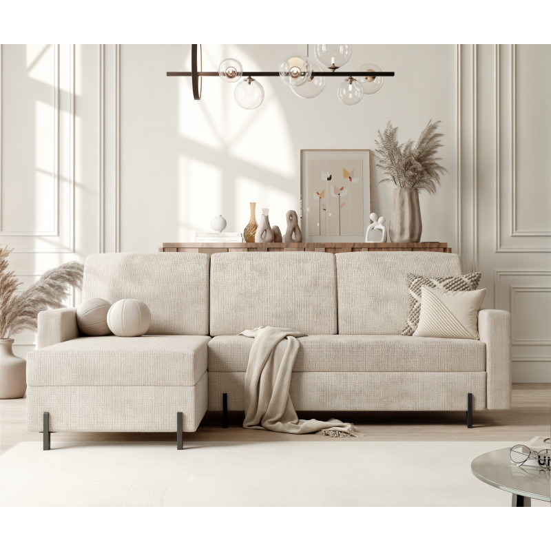 Narożnik rozkładany z funkcją spania Loft tk. Cremona 02