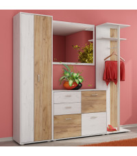 Przedpokój 7 Craft biały/Craft złoty