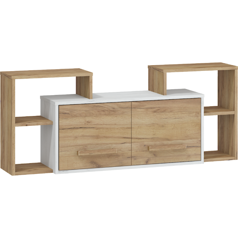 Półka 2D Rio - RIO-16 - Craft biały/Craft złoty