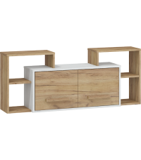 Półka 2D Rio - RIO-16 - Craft biały/Craft złoty