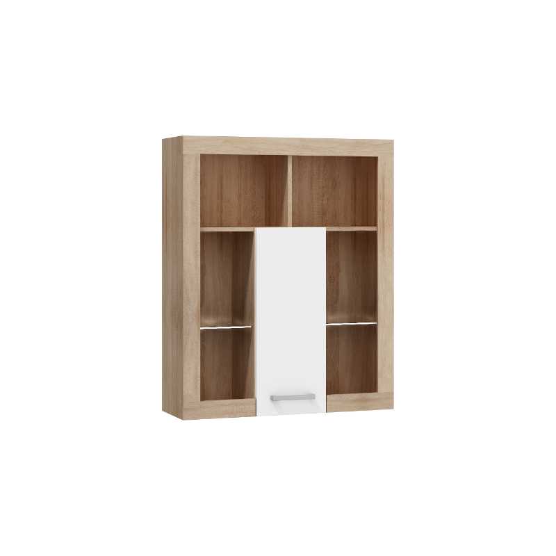 Szafka wisząca Viki - VIK-06 - Sonoma jasna/Sonoma ciemna