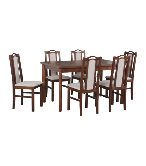 Krzesło Bos 9 Orzech tk. 25B - Dora 22