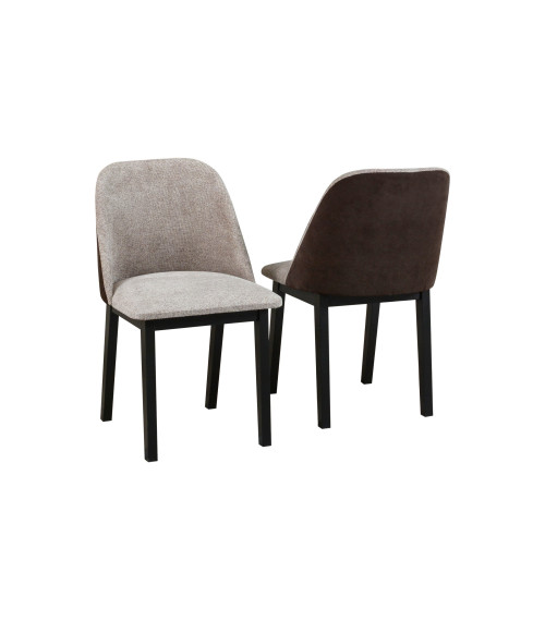 Krzesło Monti 1 Czarny tk. 20B - Zetta 302