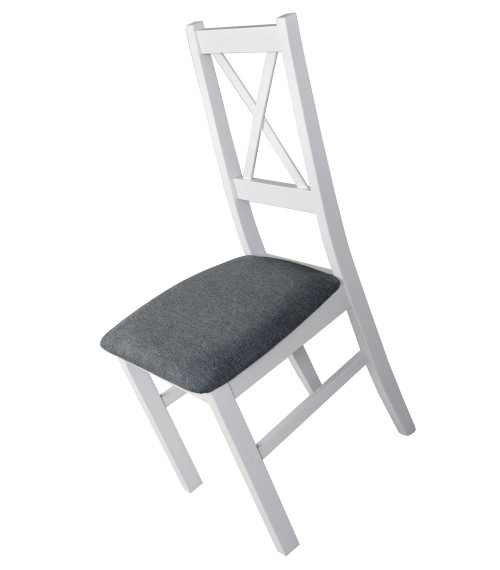 Krzesło Nilo 10 Biały tk. 16B - Aston 17