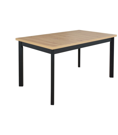Stół Max 5P Czarny / blat Artisan